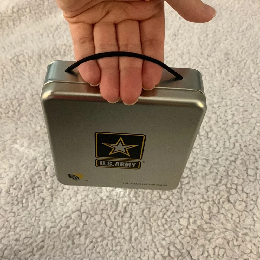 US Army Genuine Calf Leather Wallet